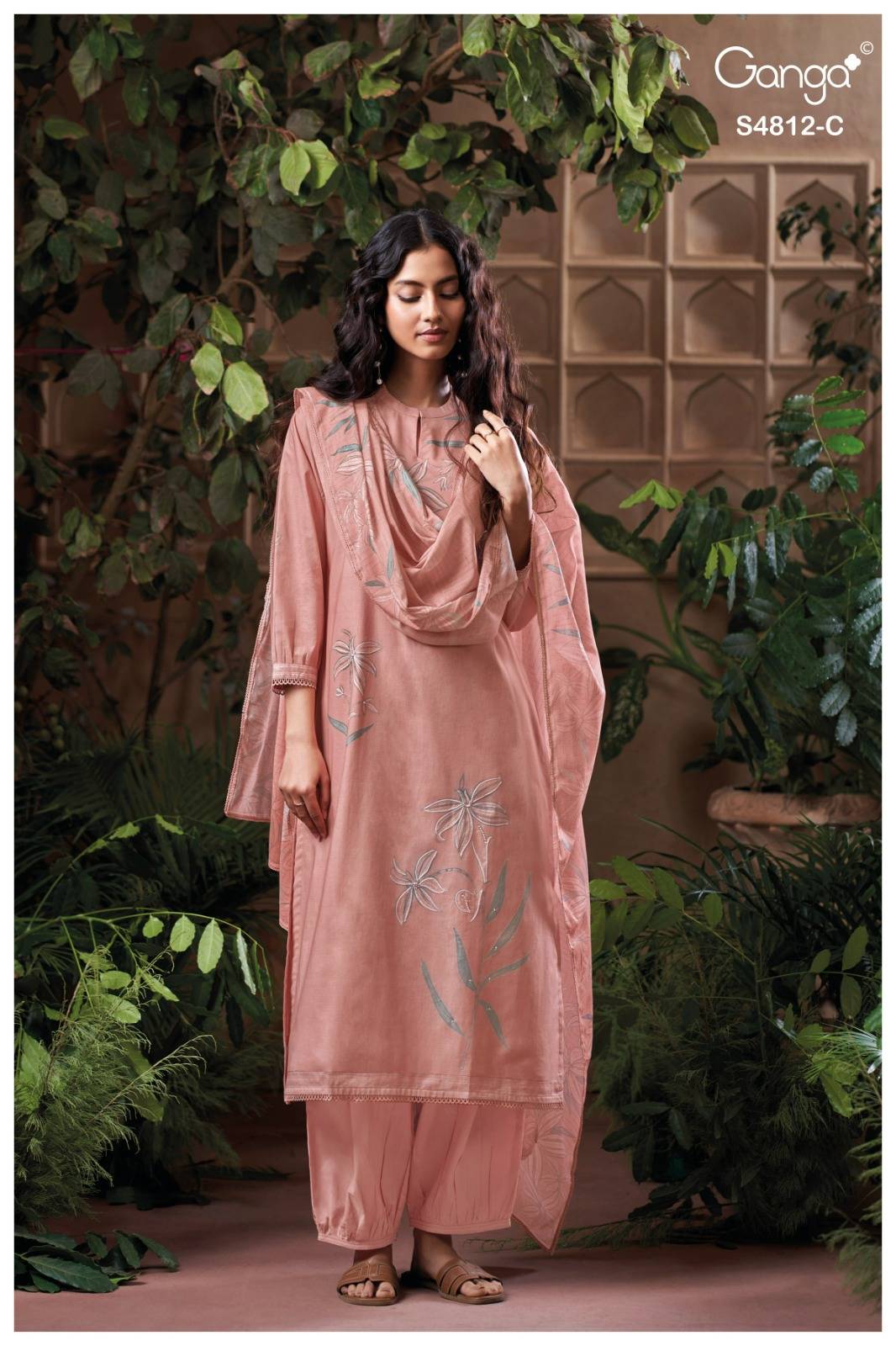 GUNJIKA 4812 By Ganga Fashion Stylish Beautiful Colourful COTTON Dresses At Wholesale Price